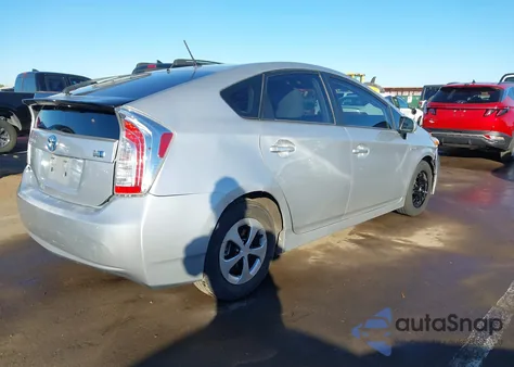 2012 Toyota Prius Two из США, поврежденный, VIN JTDKN3DUXC5407002